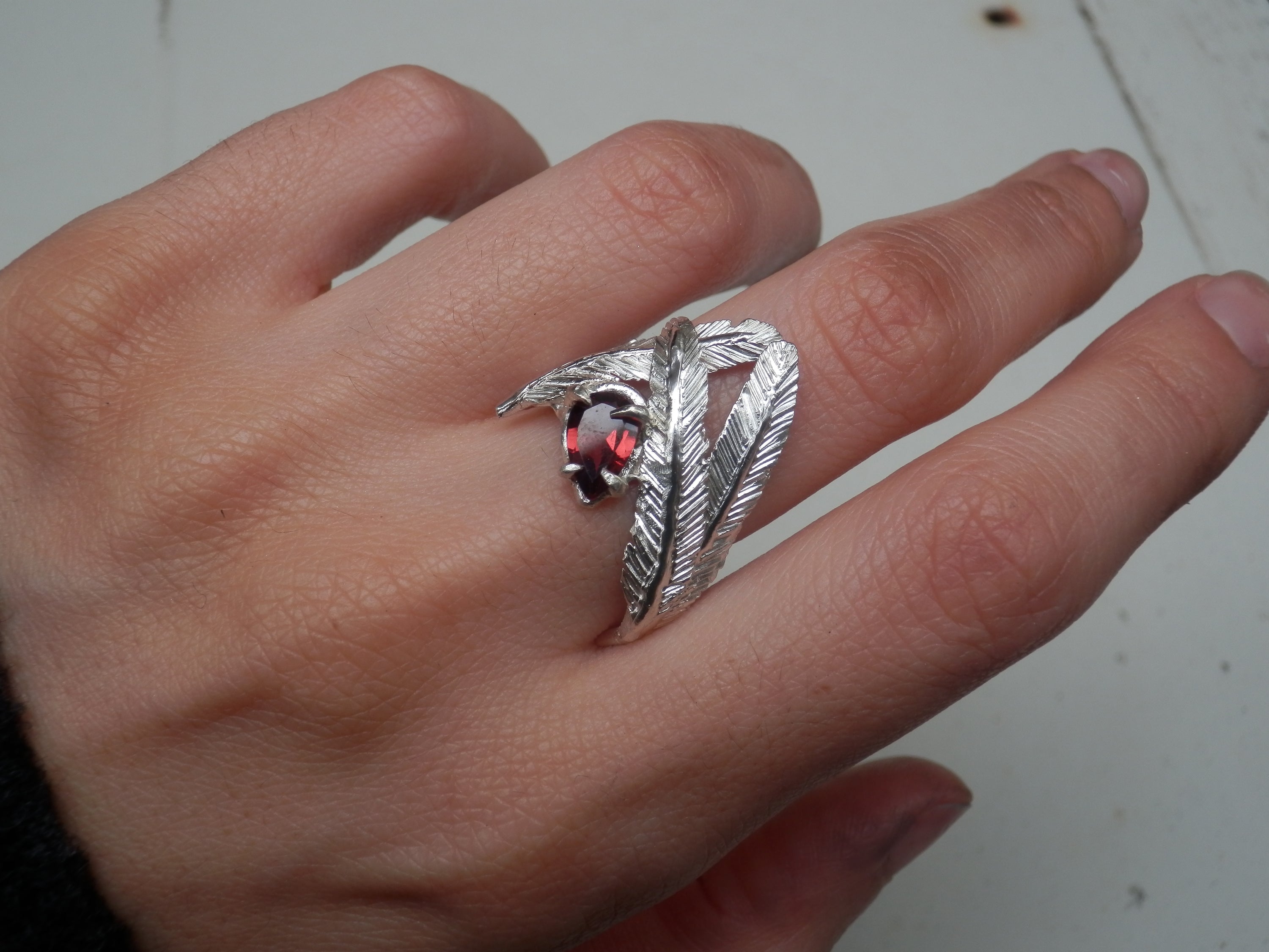 FEATHERS WITH A PETAL