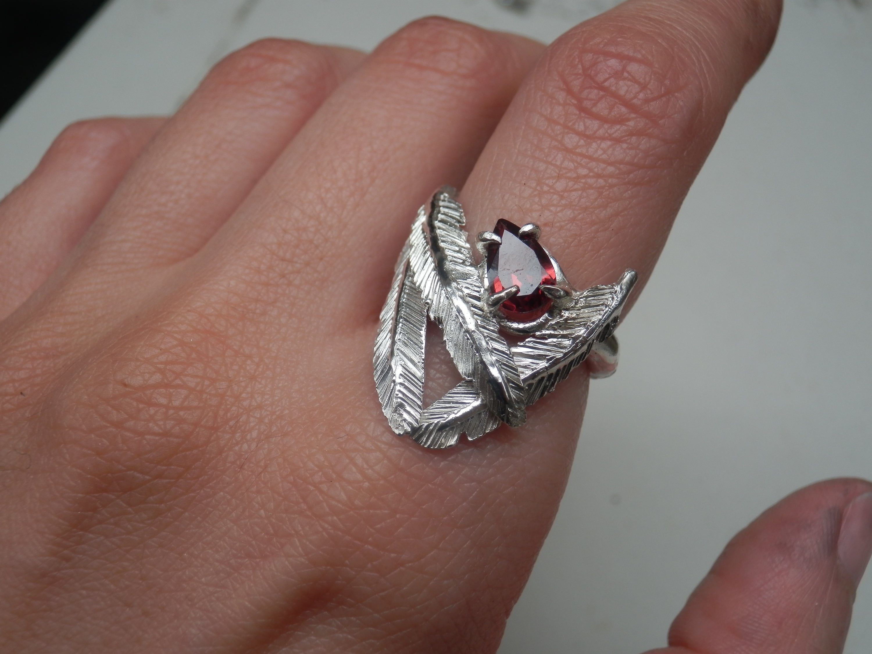 FEATHERS WITH A PETAL