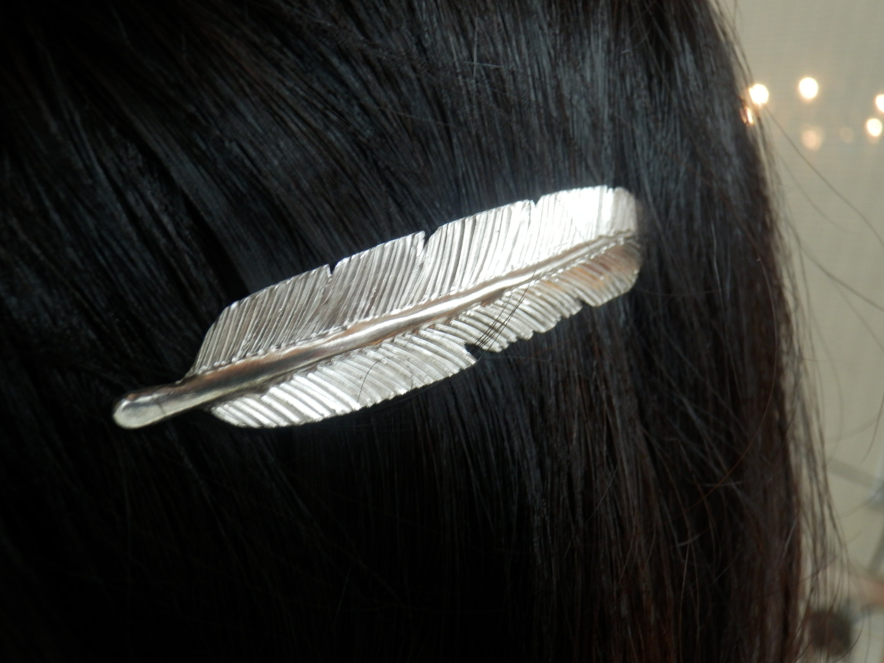FEATHER HAIR PIN • 19
