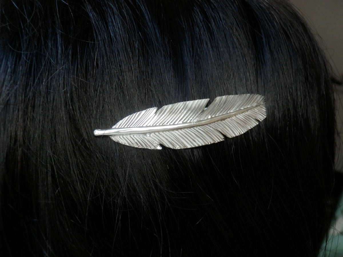 FEATHER HAIRCLIP • 28 [~7cm]
