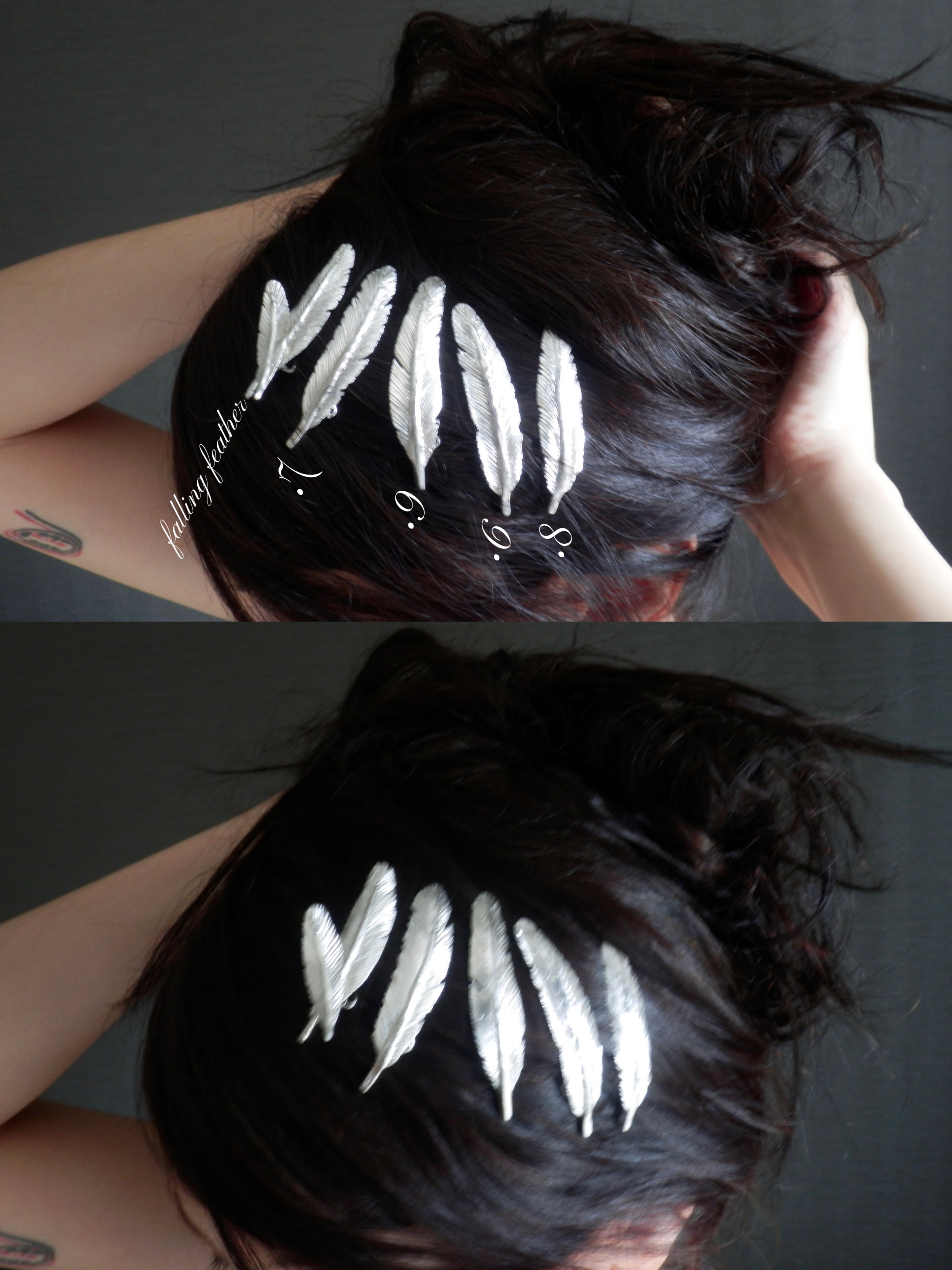 FEATHER HAIR CLIP •9